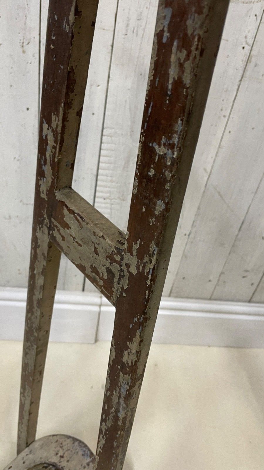Antique Victorian Country House Boot Jack Puller  Painted Patina Welly Folk Art photo Home Decor