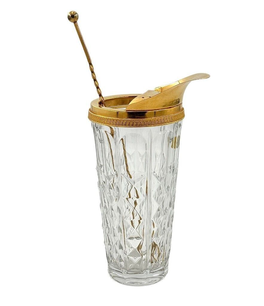 photo buy A 1950s Val Saint Lambert Crystal And Gold Plated Cocktail Jug
