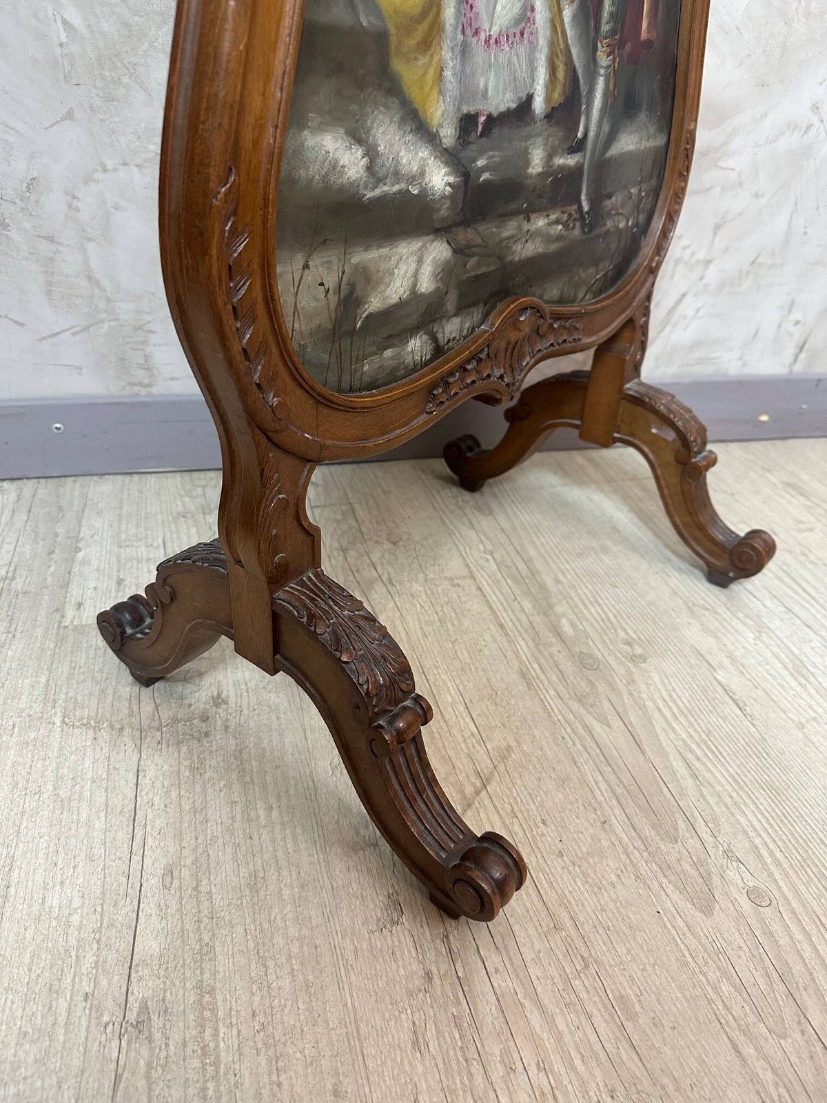 Louis XV Style Fire Screen, Early 20th Century photo 572.0