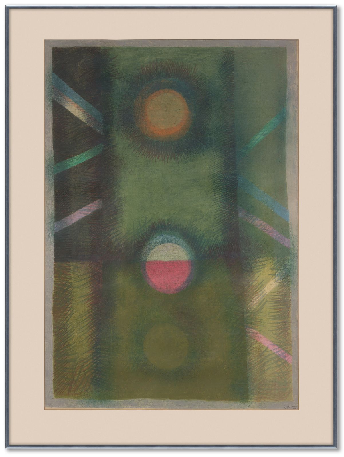 Beautiful Soft Toned Pastel Drawing By Important British Artist