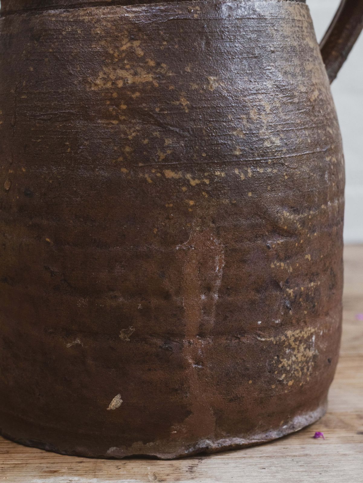 photo for sale Large Antique French Stoneware Jug Pitcher