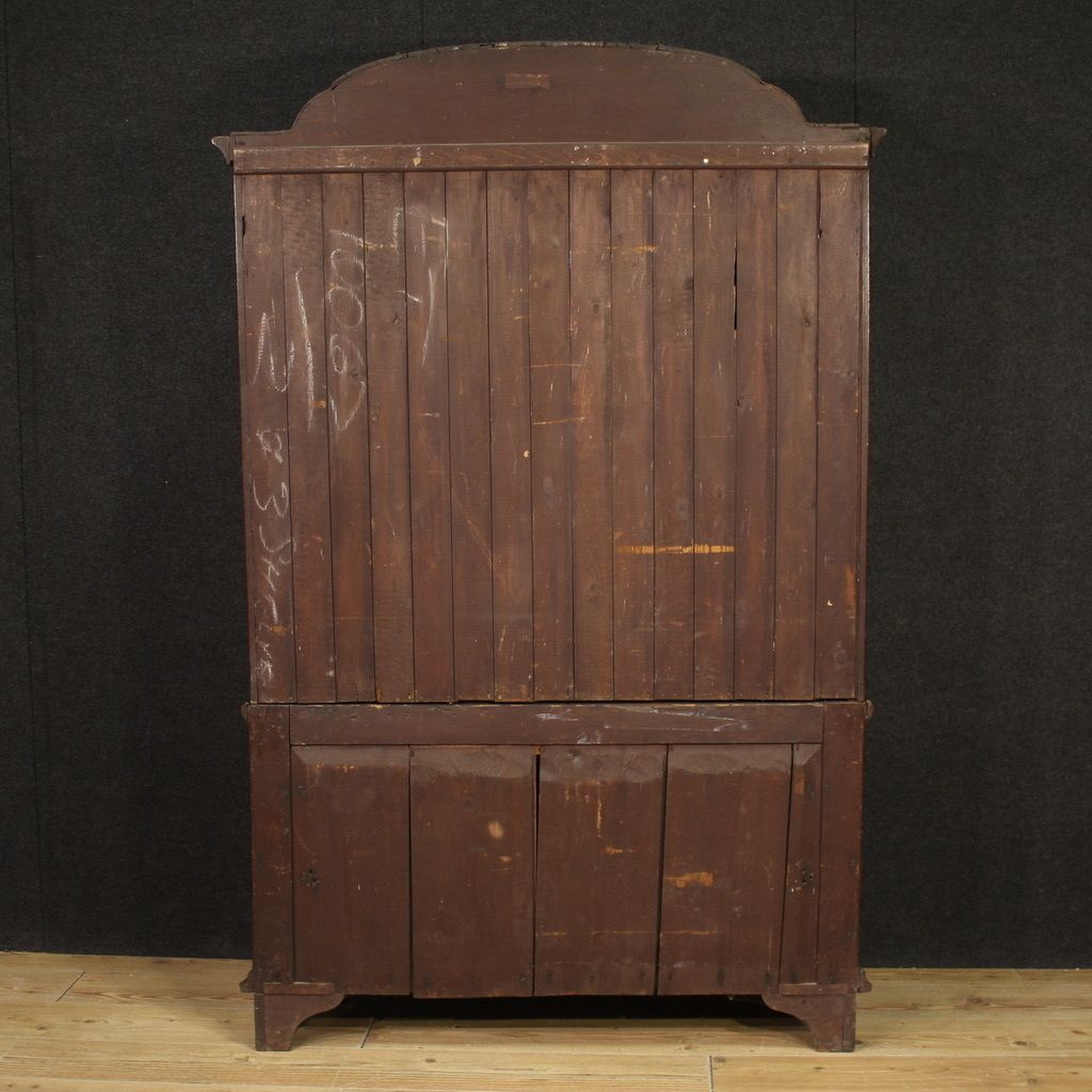 Furniture 19th Century Dutch Inlaid Display Cabinet photo