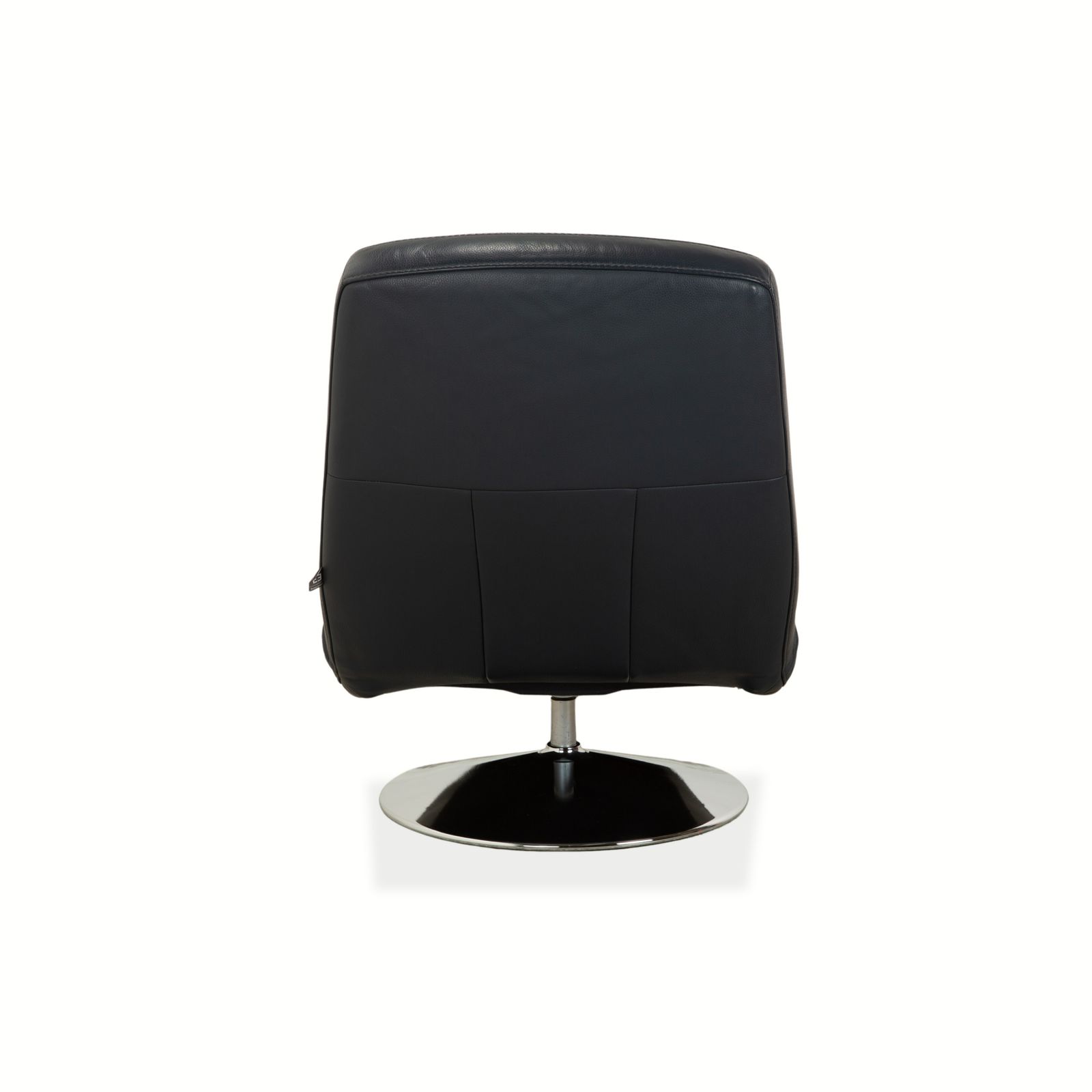 photo furniture Méridienne Ewald Schillig Silence en cuir bleu-gris