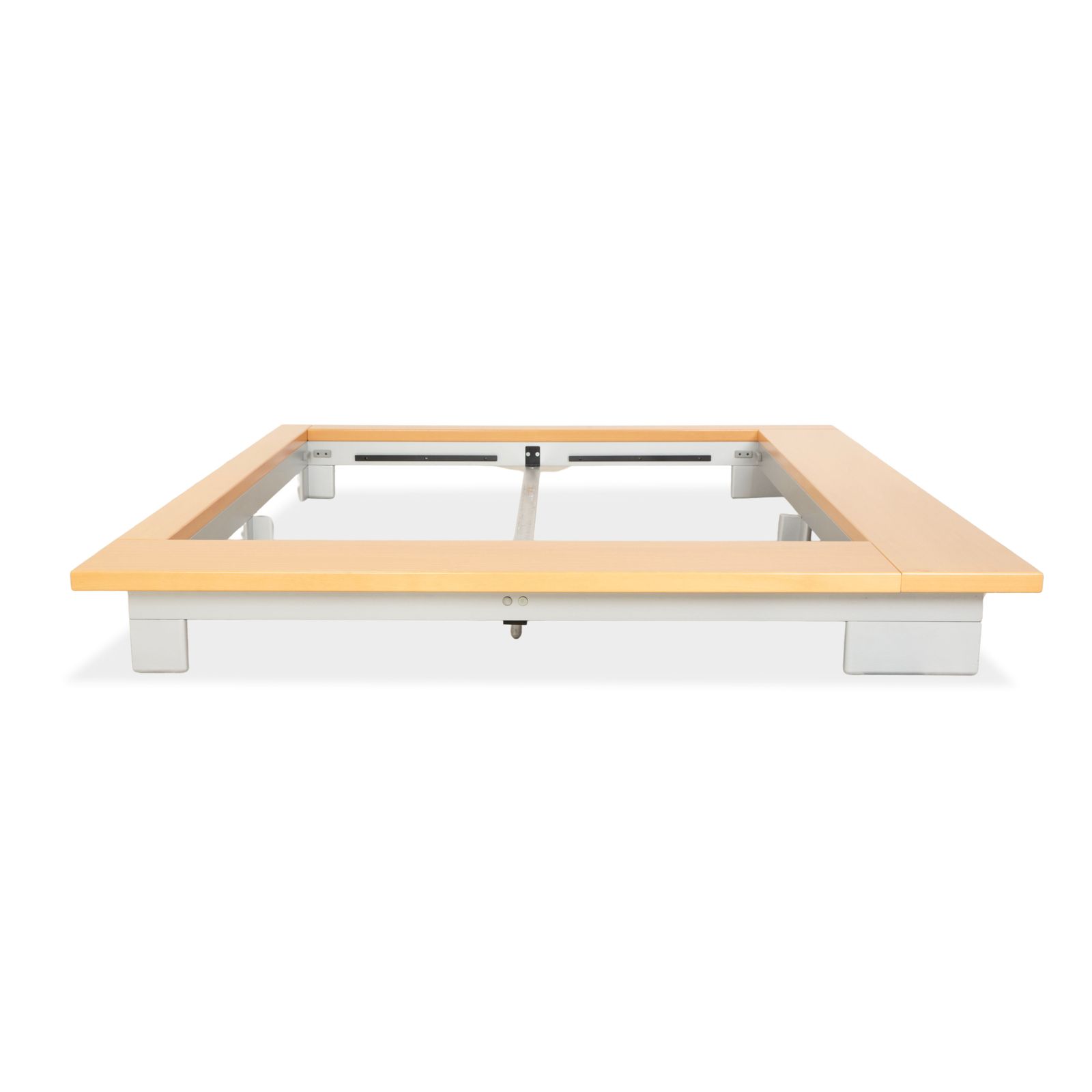 photo for sale Ligne Roset Wooden Double Bed, Brown, 200x180 Cm