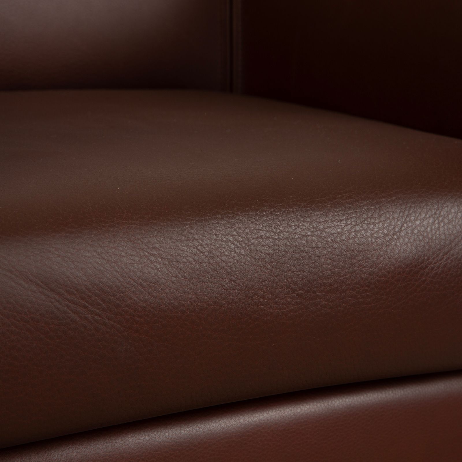 Wittmann Aura Xl Leather Armchair Brown Red photo for sale
