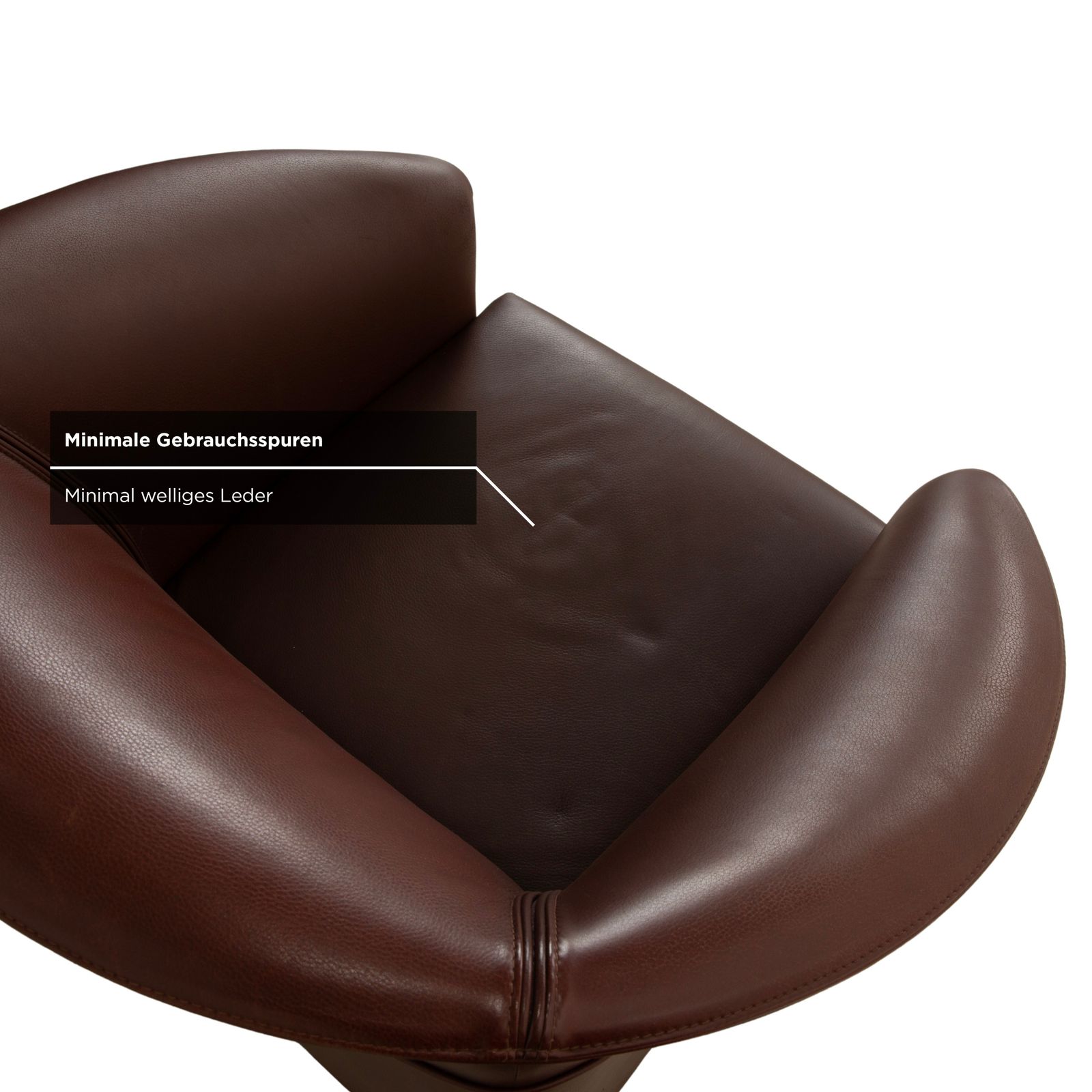 Wittmann Aura Xl Leren Fauteuil Bruin Rood photo buy