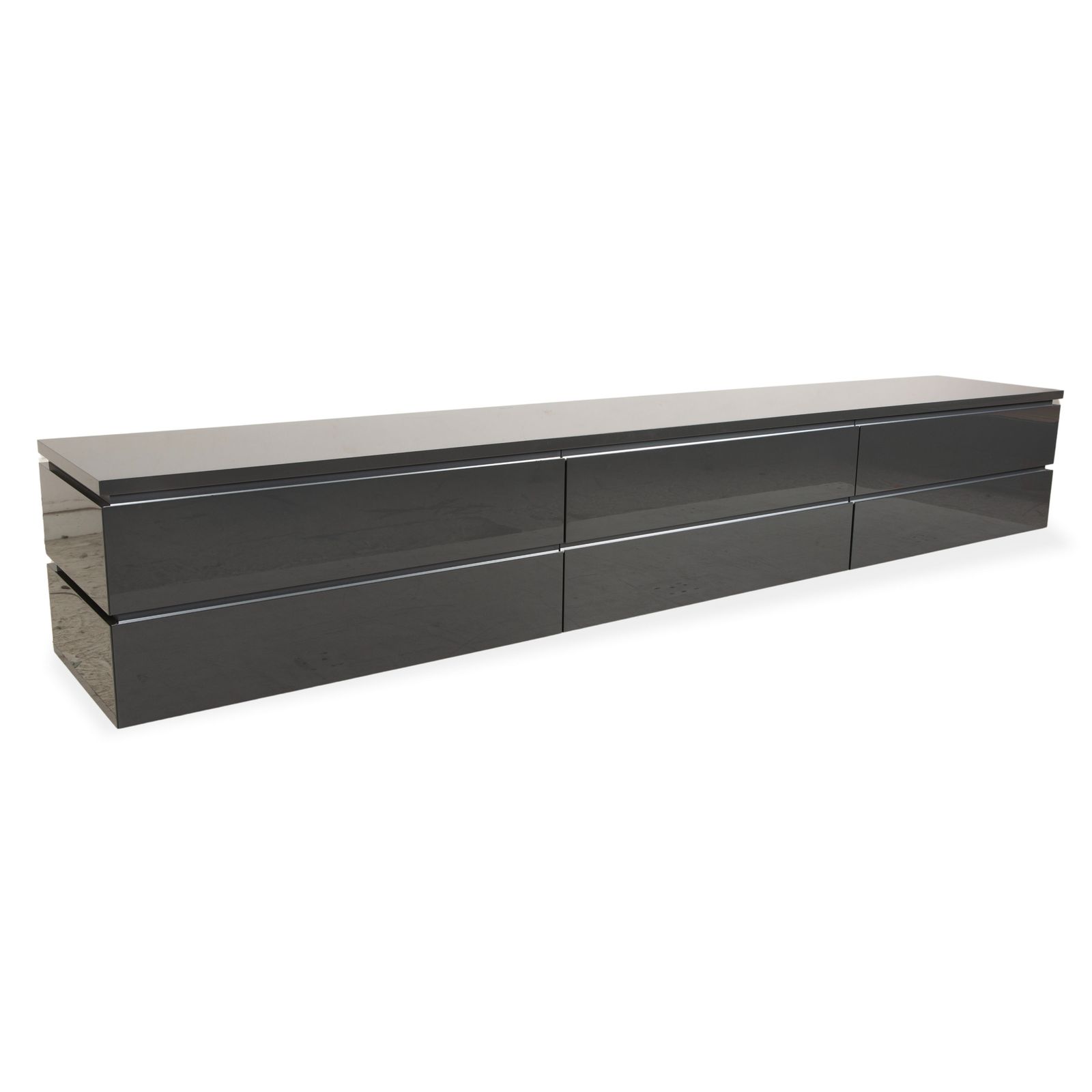 Interlübke Cube Wooden Sideboard Gray Tv Board photo for sale