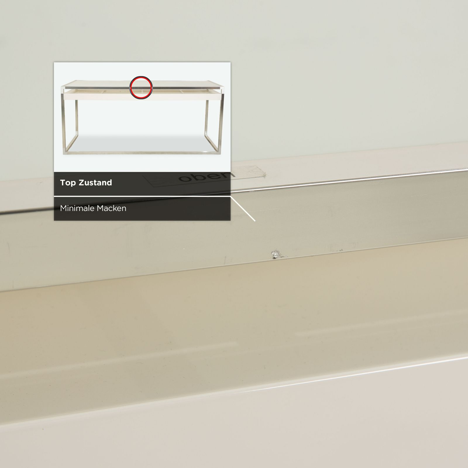 Bureau Ligne Roset Contour en verre blanc, home office photo vinterior