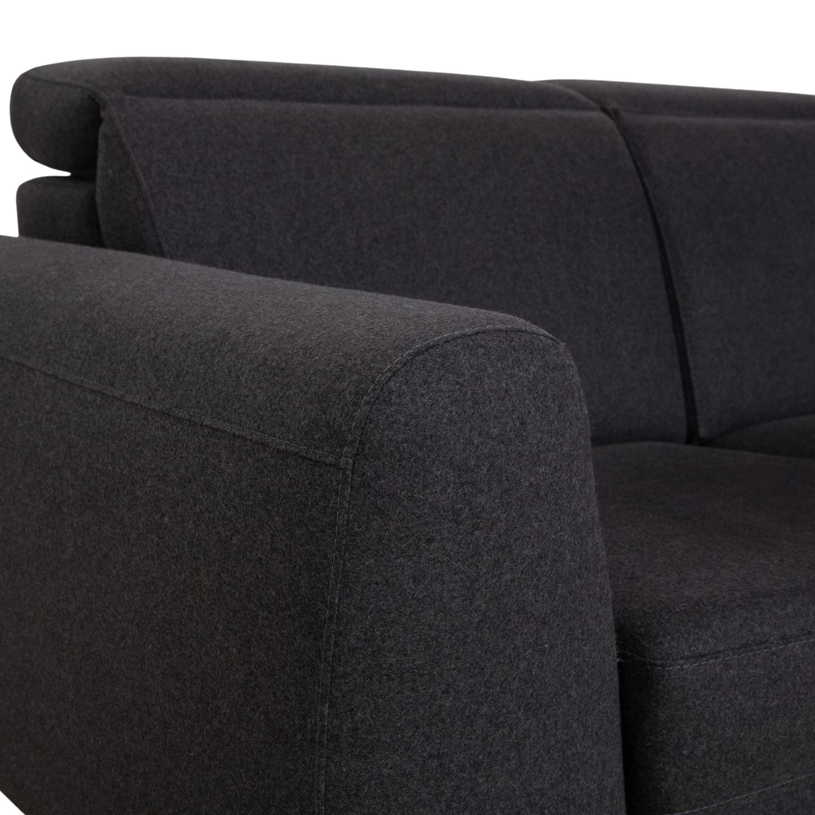 photo furniture Canapé 2 places BoConcept Pravo en tissu gris foncé, avec fonction électrique
