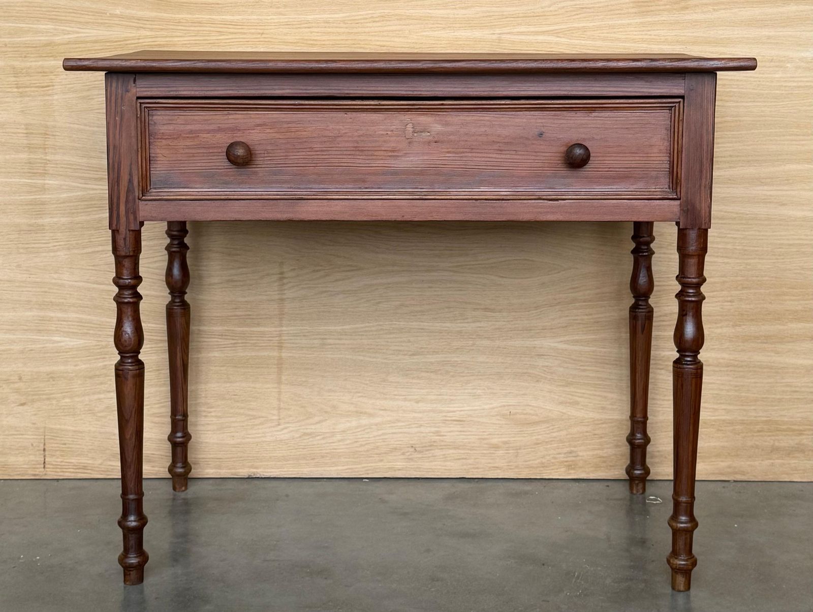 Spanish Country Pine "Mobila " Sofa Table Or Console Table With Drawer photo furniture