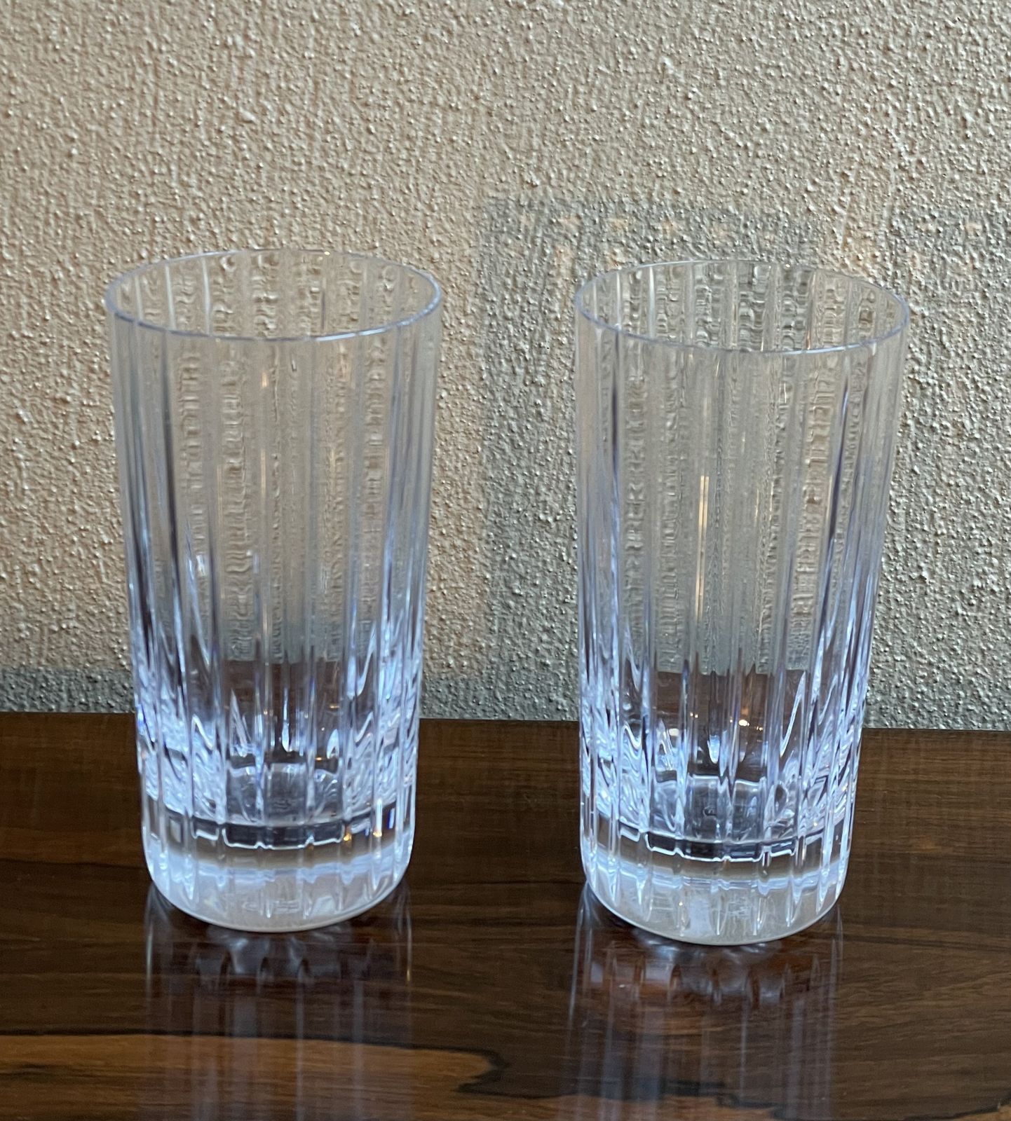 Set Of Two Baccarat Harmonie Highball Glasses photo furniture