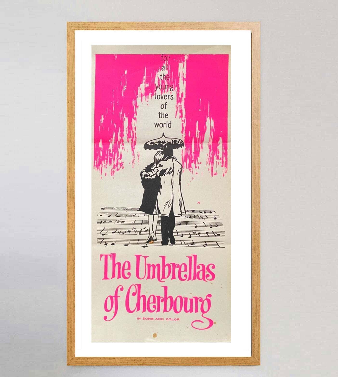 The Umbrellas Of Cherbourg Original Vintage Poster photo for sale