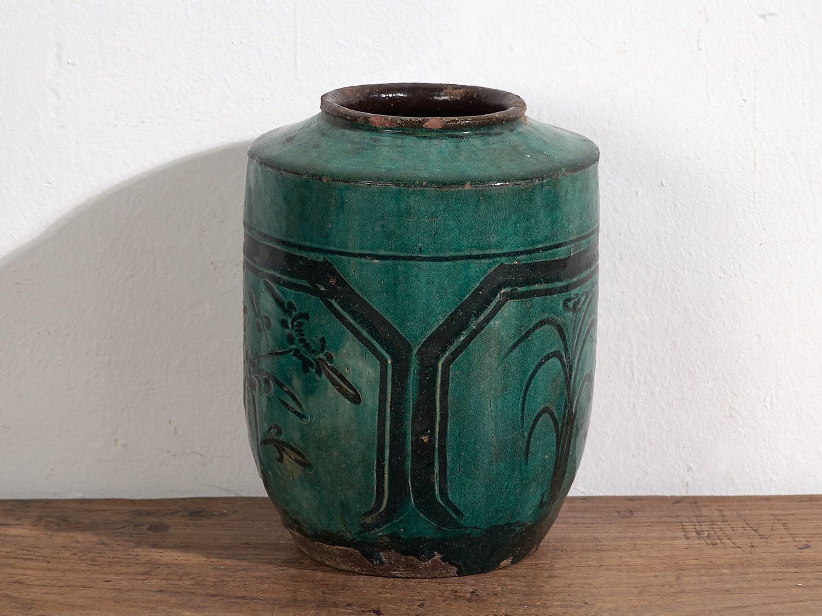 Antique Vase With Vegetal Details (C.1820) photo buy