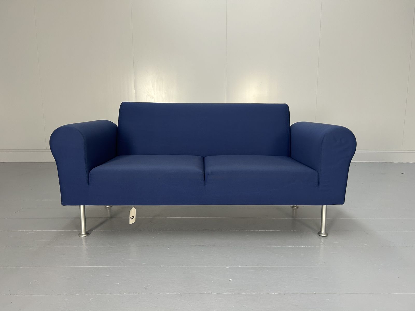 Vitra "Morrison" Sofa In Blue Canvas photo furniture