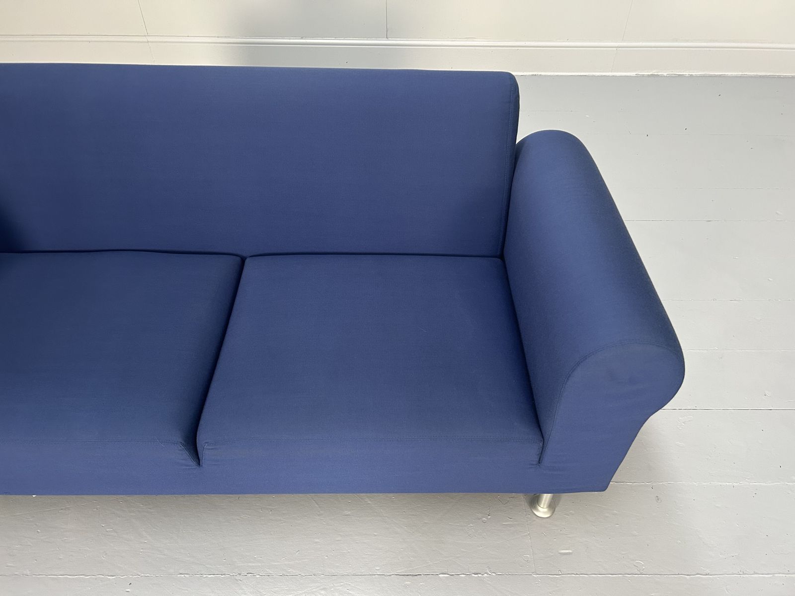 Vitra "Morrison" Sofa In Blue Canvas photo vintage