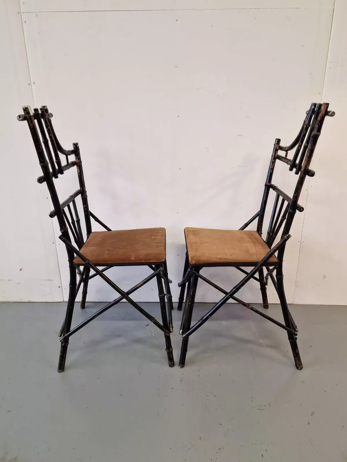 Pair Of Victorian Bamboo Travel Chairs photo 374.0