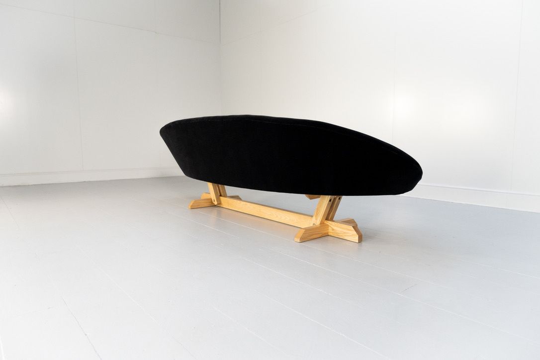 George Smith Sofa – “Bean” 4 Seat Sofa By Tom Dixon – In Kvadrat “Haakon” Mohair photo 5900.0