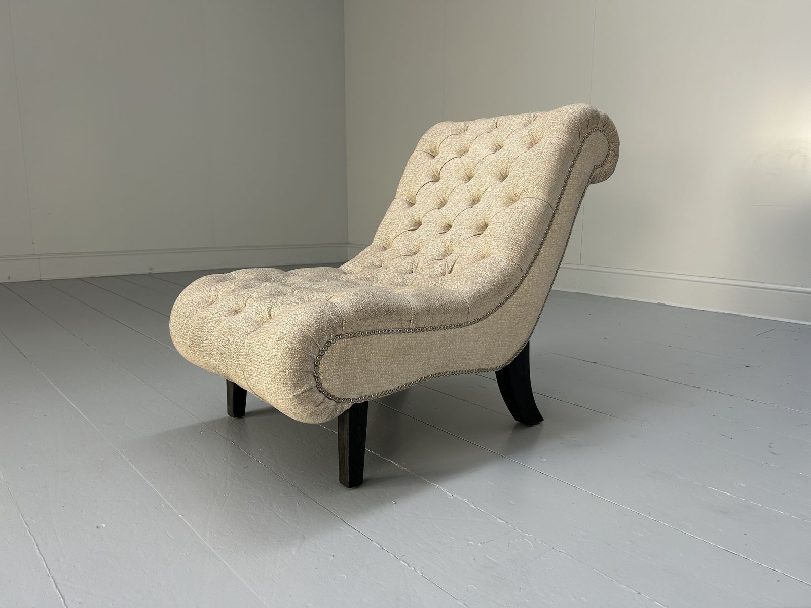 Bespoke "Brewster" Chair Chair In Romo Fabric