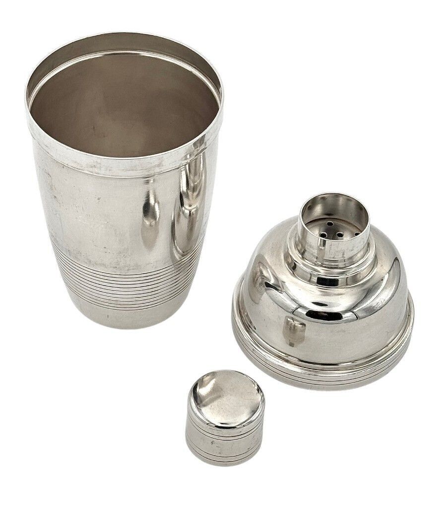 A French Art Deco 1930s Silver Plated Cocktail Shaker photo buy