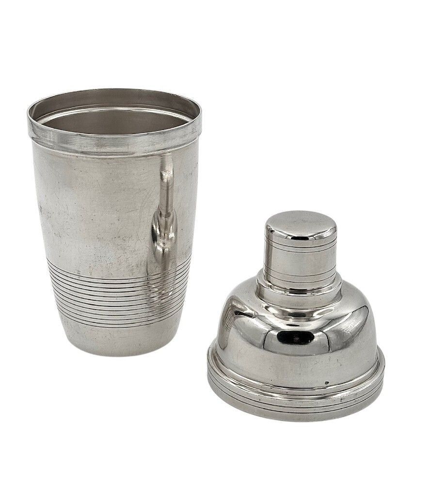 Home Decor A French Art Deco 1930s Silver Plated Cocktail Shaker photo
