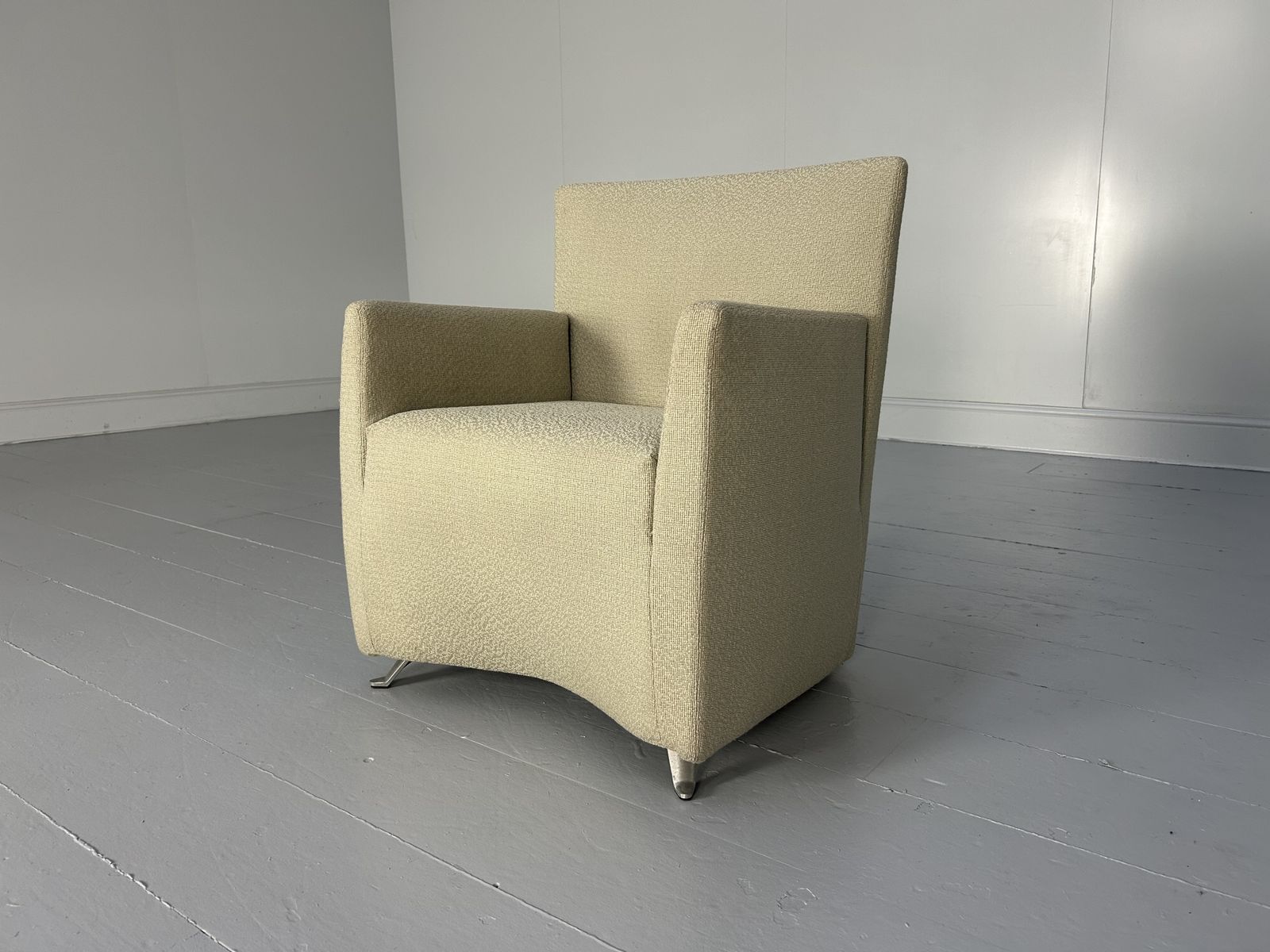Pair Of Baleri Italia "Caprichair" Lounge Armchairs In Neutral Boucle photo 1700.0
