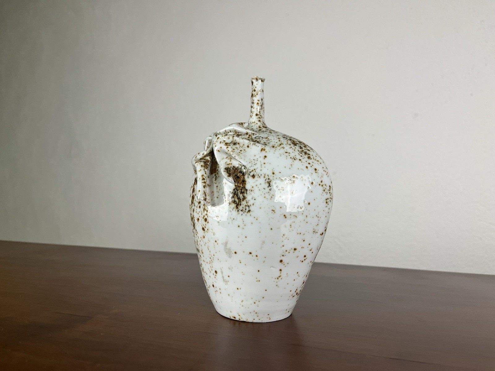 Vintage Design 70’s Onion Ceramic Monoflower Vase photo for sale