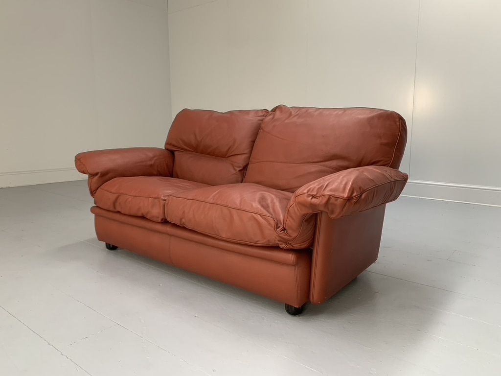 Poltrona Frau “Poppy” 2 Seat Sofa & Armchair – In Buffalo Leather