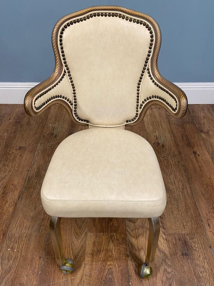Set 4 Mid Century Gaming Chairs Hollywood Regency 1950 photo furniture