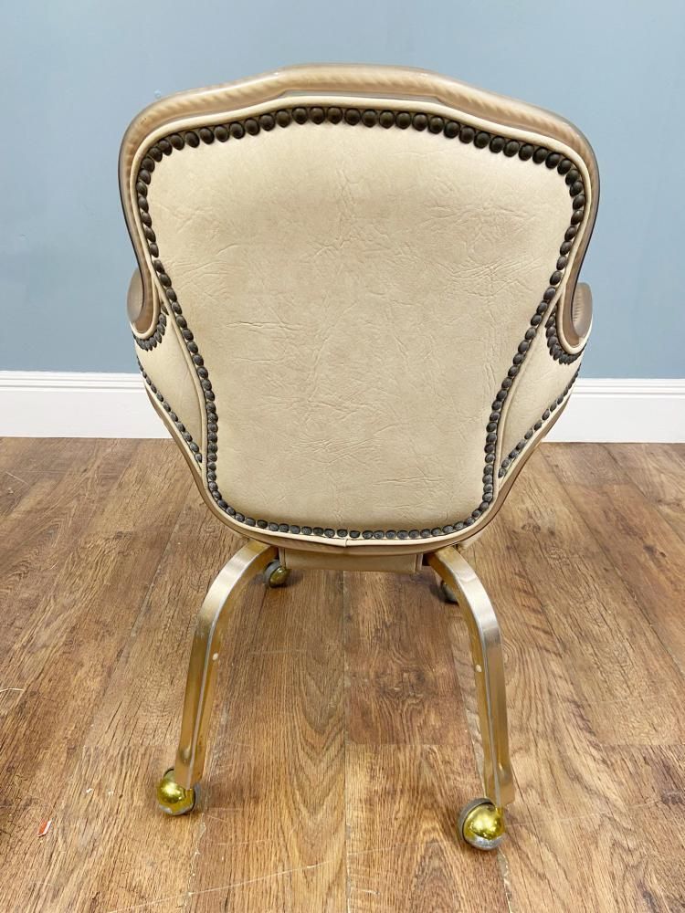 Set 4 Mid Century Gaming Chairs Hollywood Regency 1950 photo 1450.0