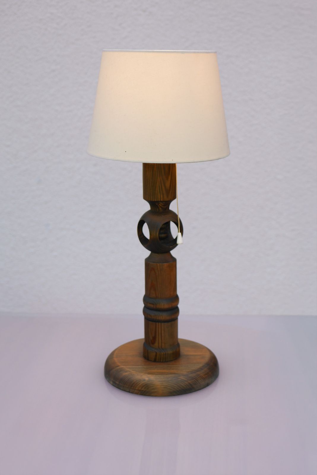 photo for sale Grote Grenen Tafellamp Van Uno & östen Kristiansson Voor Luxus, Zweden