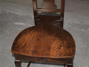 Edwardian Oak Valet Chair Zx2348 photo for sale