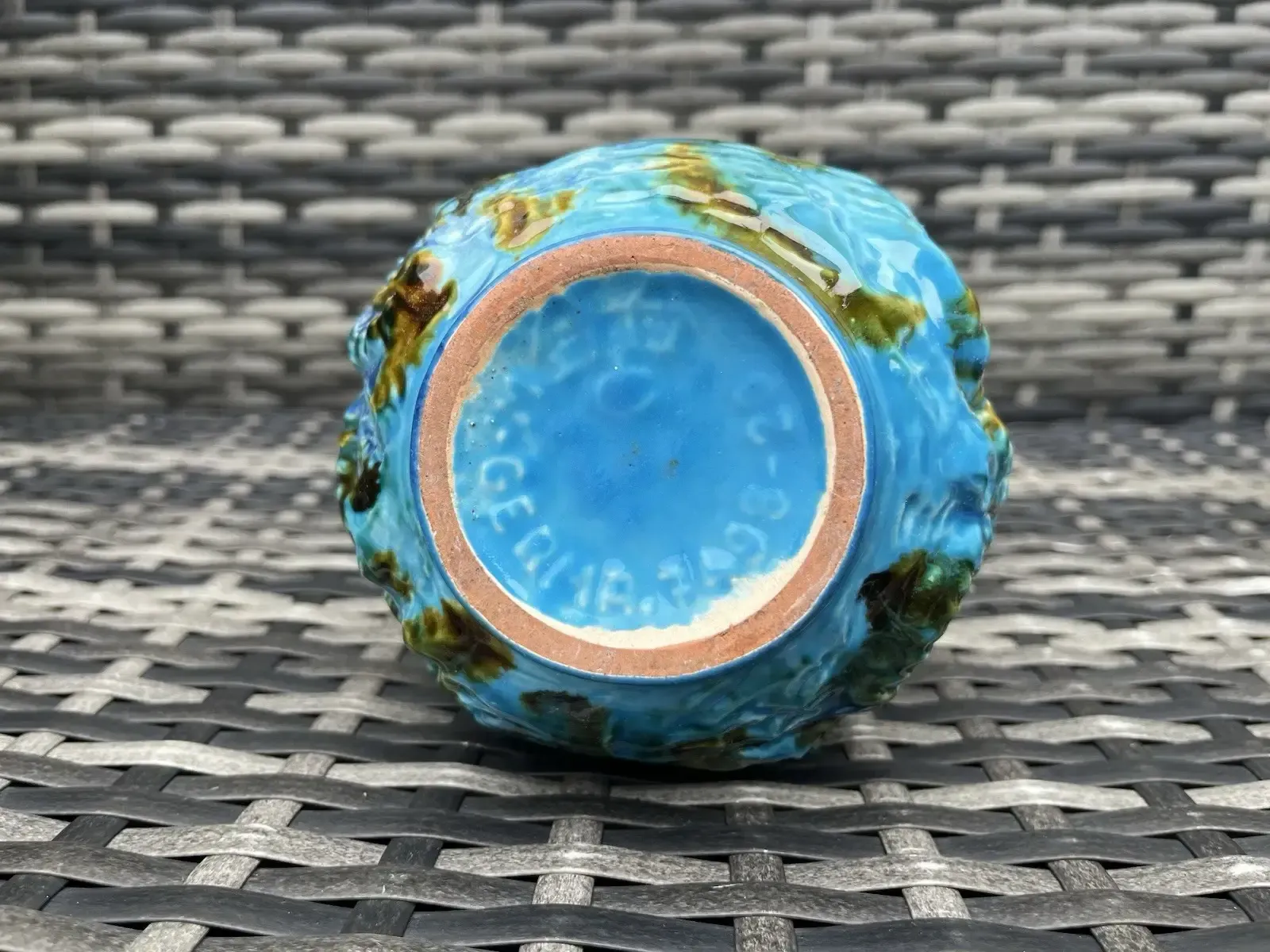 photo furniture Pair Of Mid Century 60's Carstens Keramik West German Pottery Ammonite Jug Vases