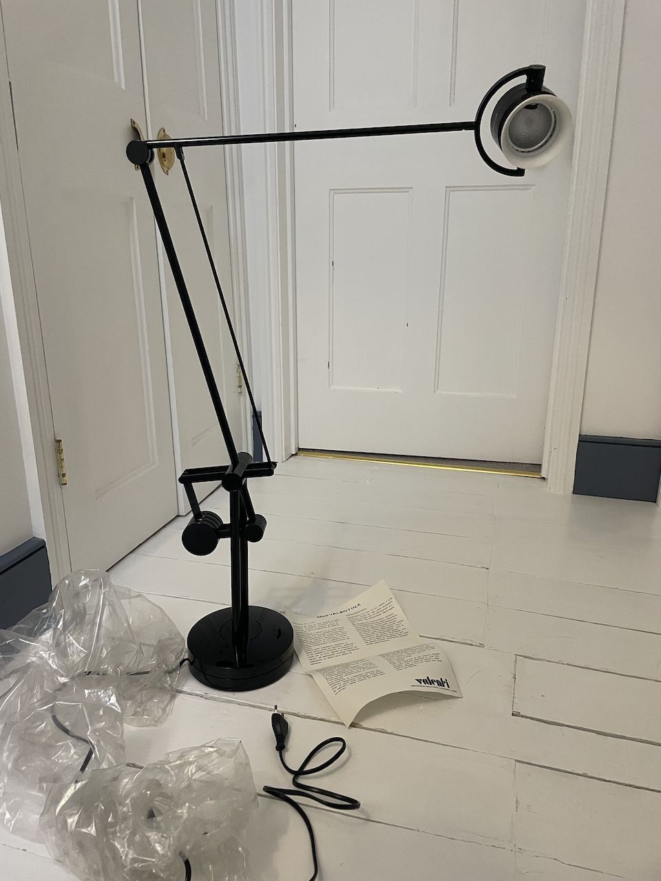 Valentina Desk Lamp By De Pas, D'urbino & Lomazzi For Valenti Luce, 1980s photo Lighting
