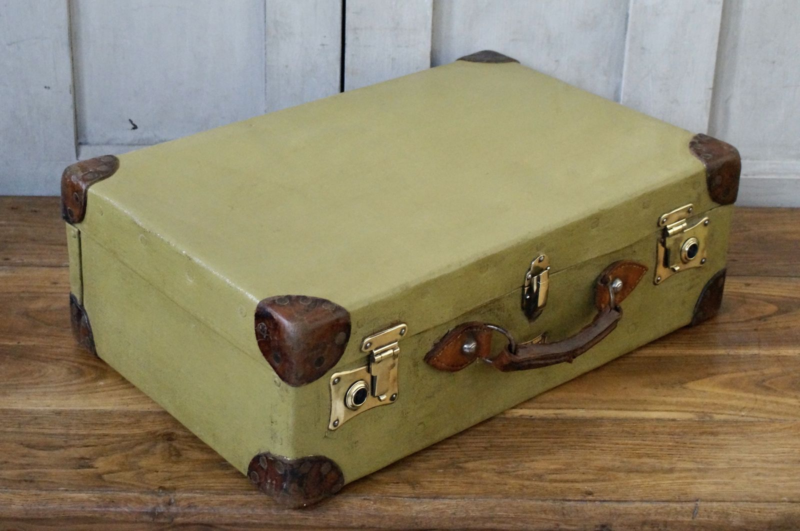 Vintage Pukka Military Wwii Demob Case photo 495.0