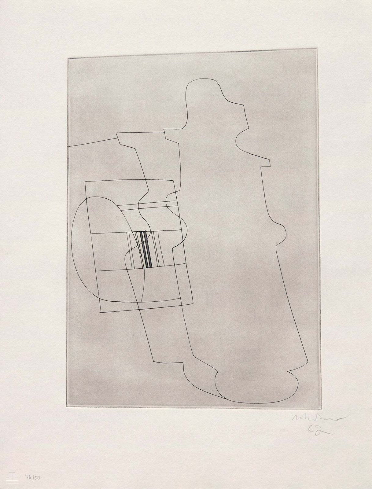 Ben Nicholson Glasstopped Bottle  (1967)