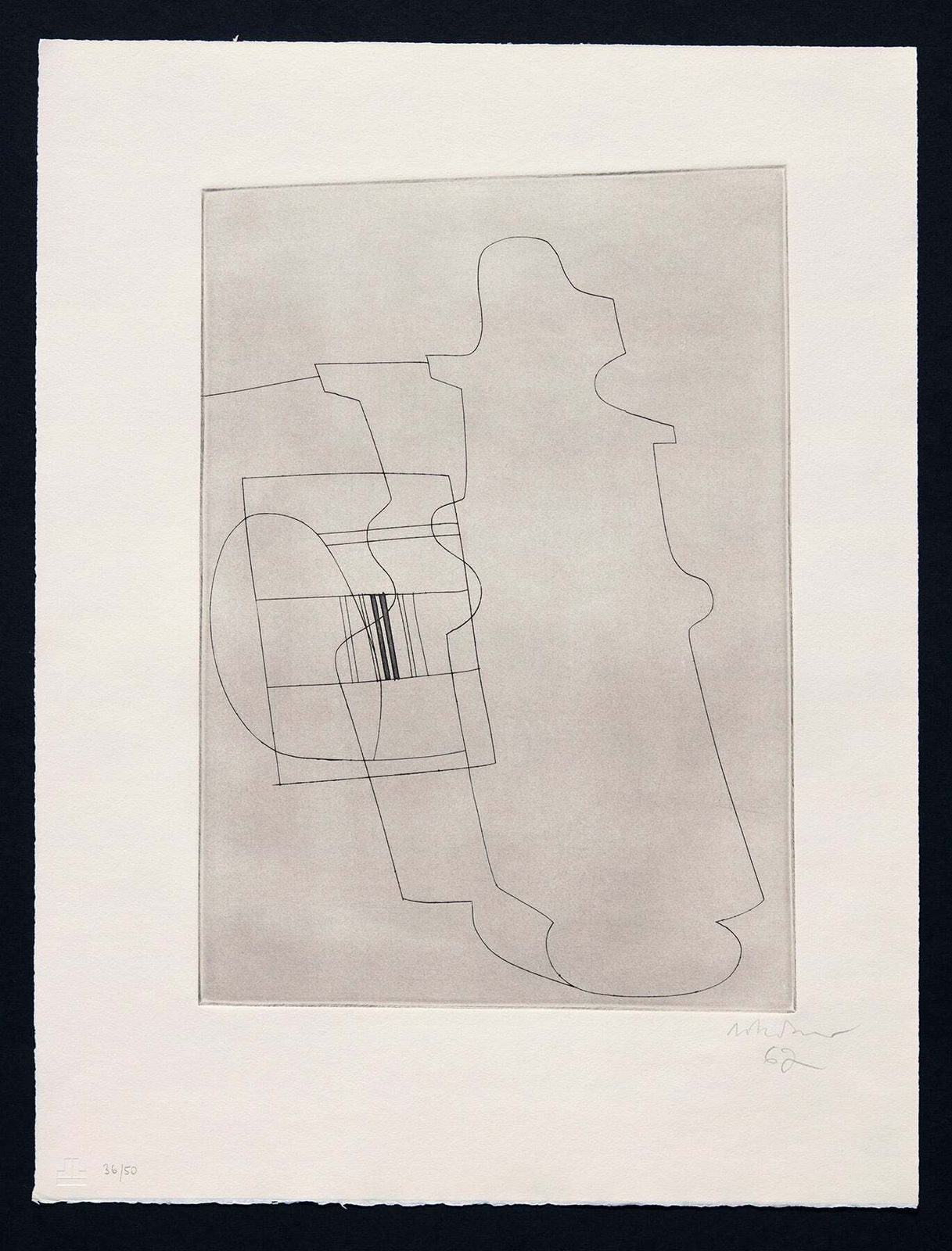 Ben Nicholson Glasstopped Bottle  (1967) photo for sale
