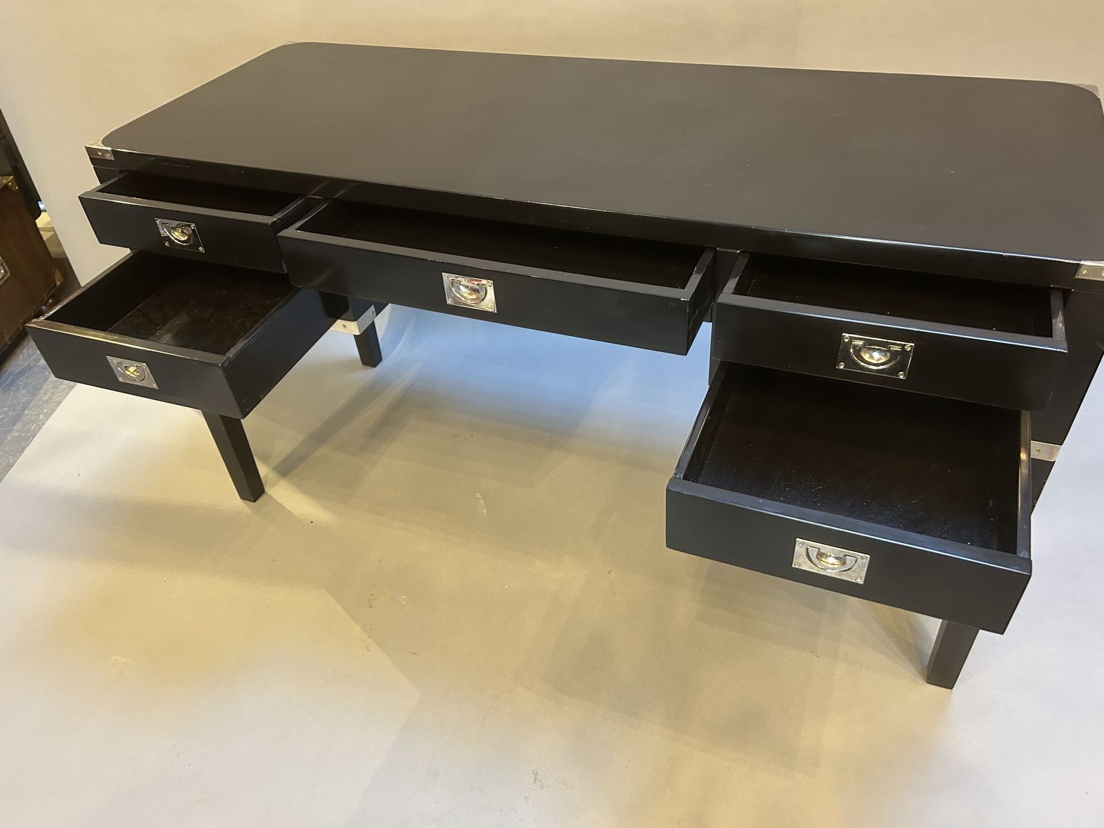 Ebonised Desk By Eichholtz photo furniture