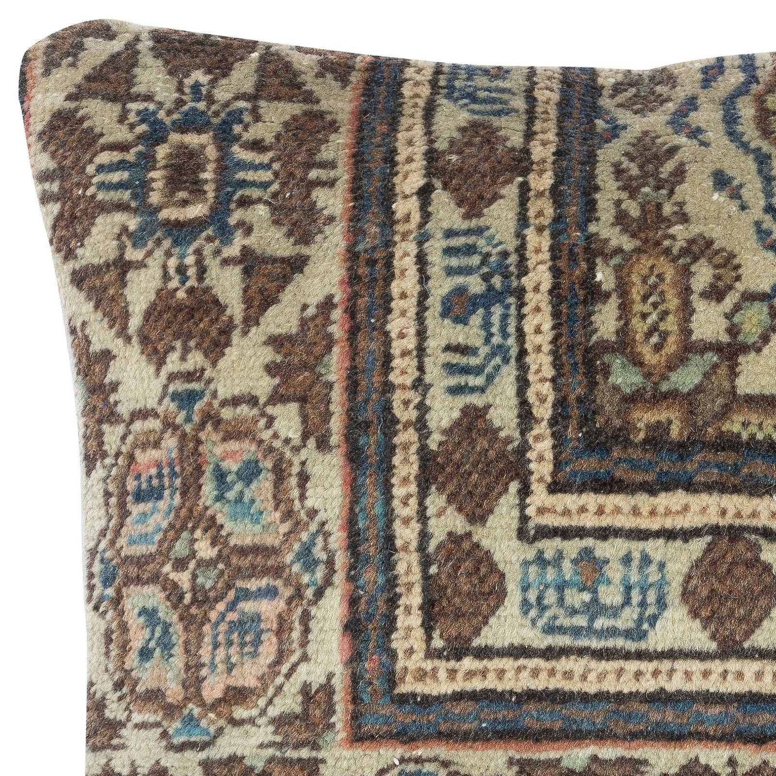 16"X16" Vintage Rug Cushion Cover. Turkish Pillowcase. Throw Pillow Cover photo for sale