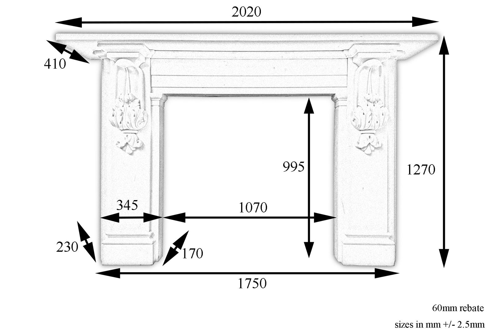 Substantial Antique William IV Carved Statuary White Marble Fireplace Surround photo furniture