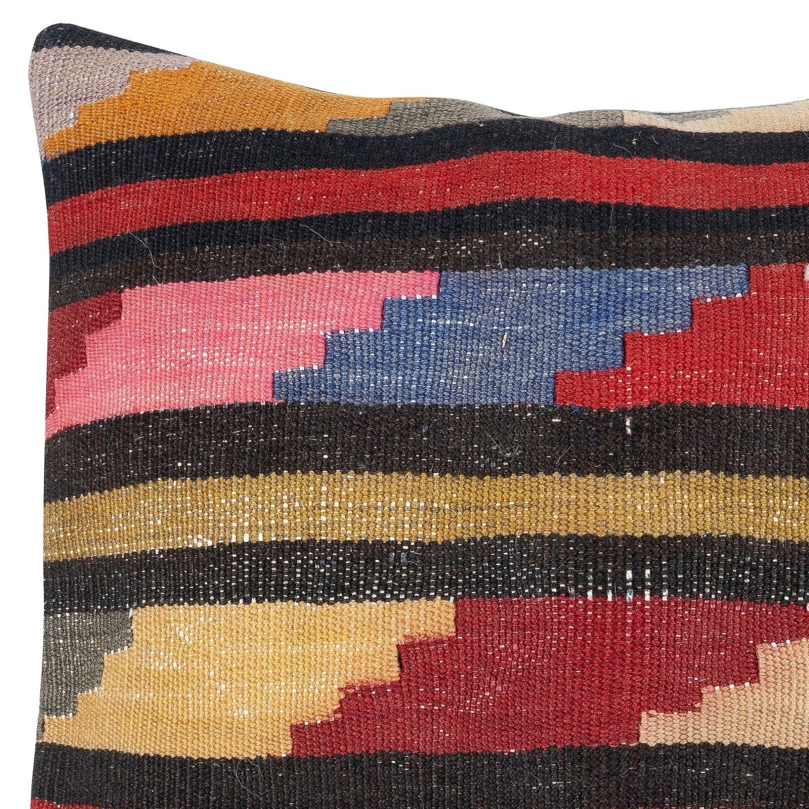 20"X20" Vintage Kilim Cushion Cover. Accent Pillow. Handmade Throw Pillow Cover photo for sale