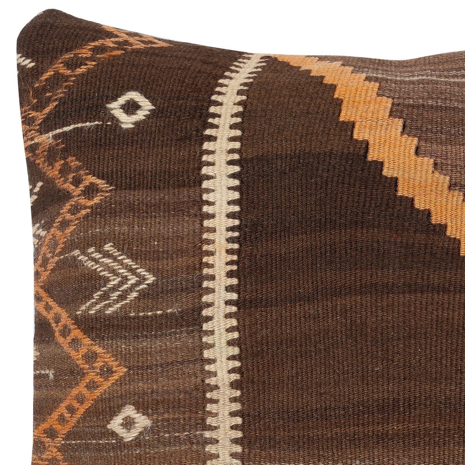 20"X20" Vintage Kilim Cushion Cover. Turkish Accent Pillow. Throw Pillow Cover photo for sale