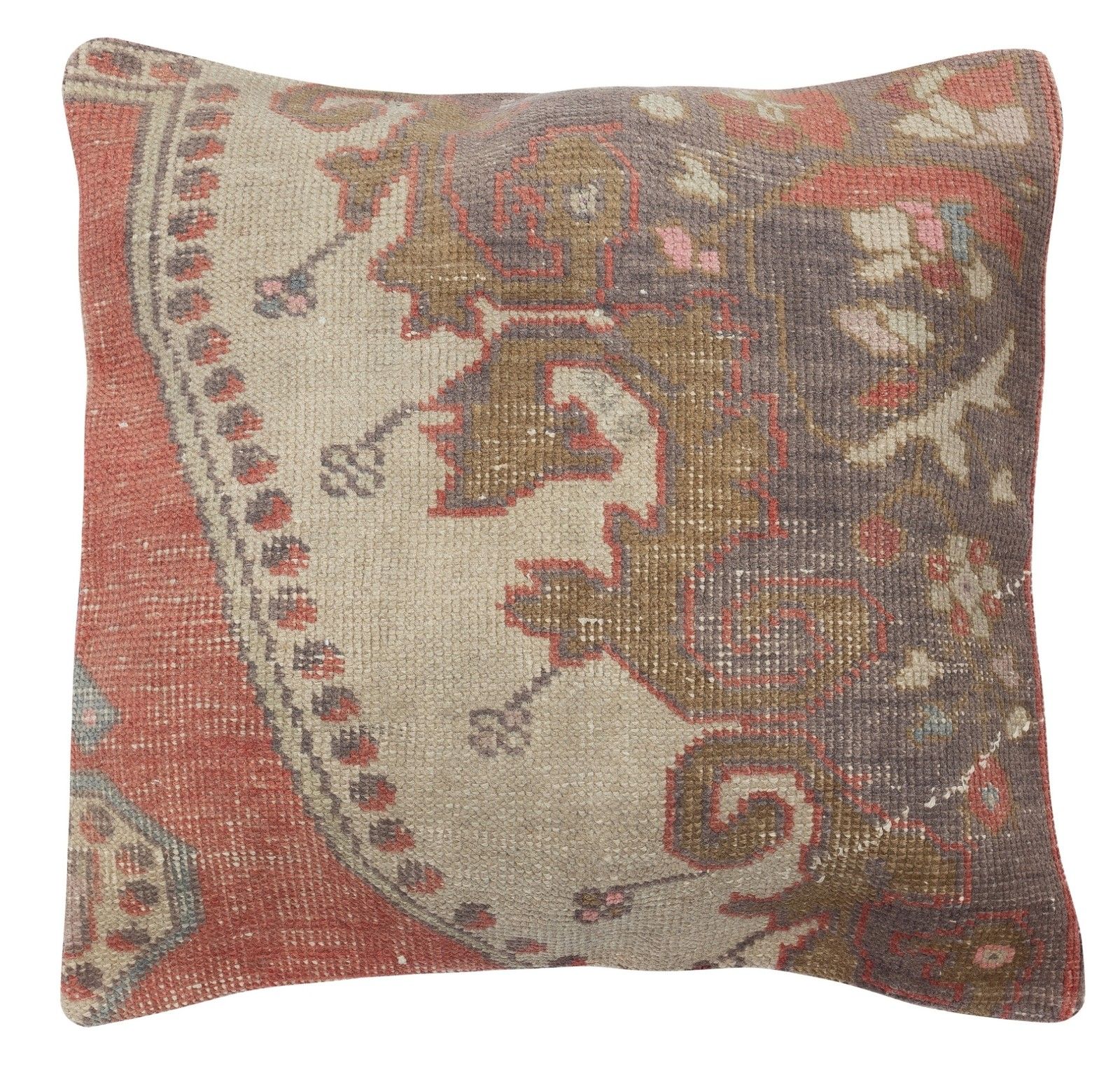 20"X20" Set Of 2 Handmade Rug Cushion Covers. A Pair Of Lace Pillow Covers photo furniture