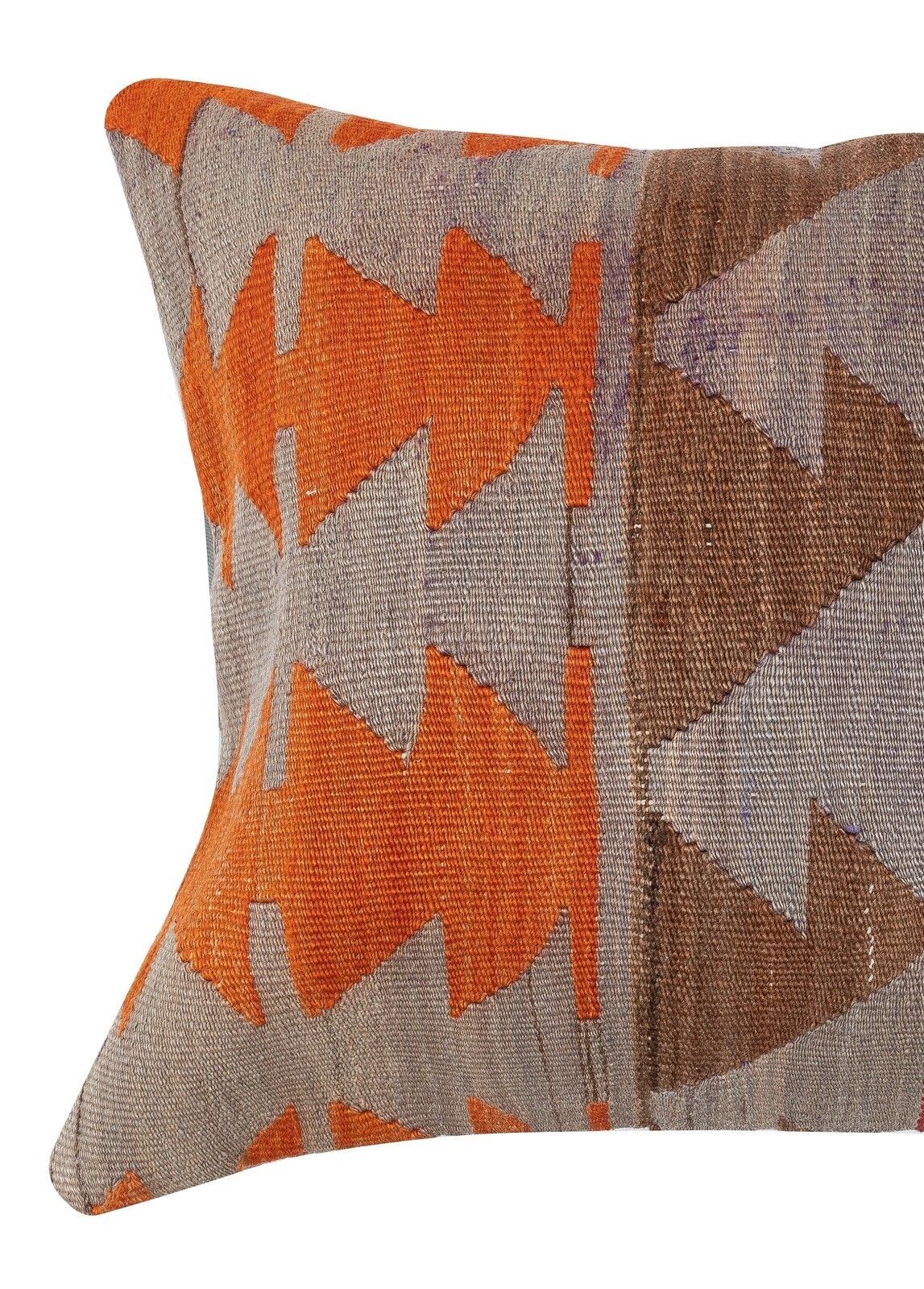 16"X24" Vintage Cushion Cover. Hand Woven Kilim Pillowcase. Throw Pillow Cover photo furniture