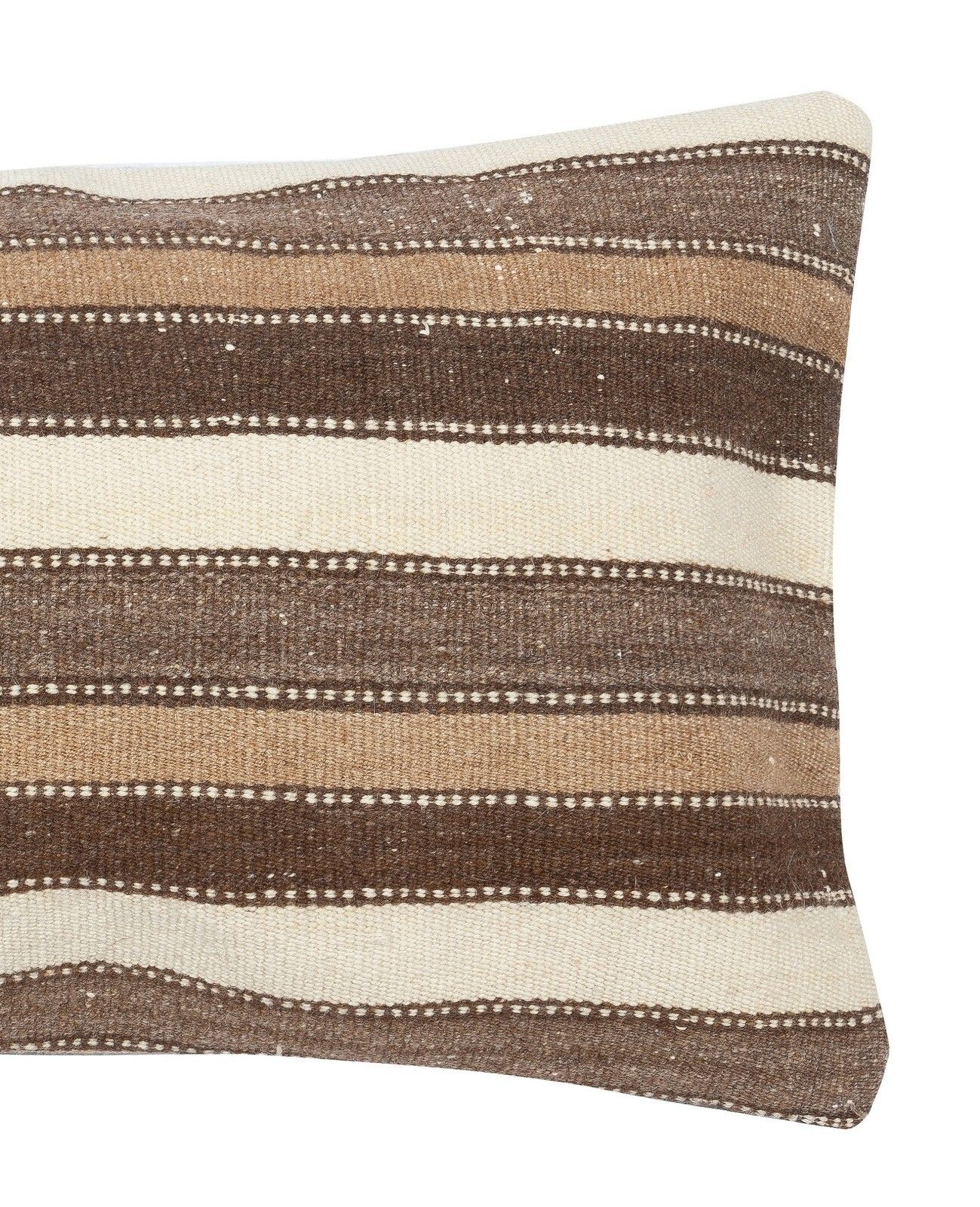 14"X24" Handwoven Turkish Kilim Cushion Cover. Rustic Lumbar Pillow Cover photo for sale