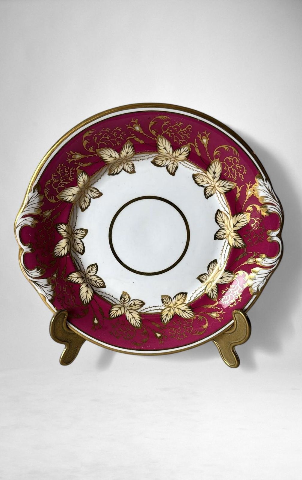 Home Decor Napoleon III Pair Of French “Porcelaine De Paris” Dessert Trays photo