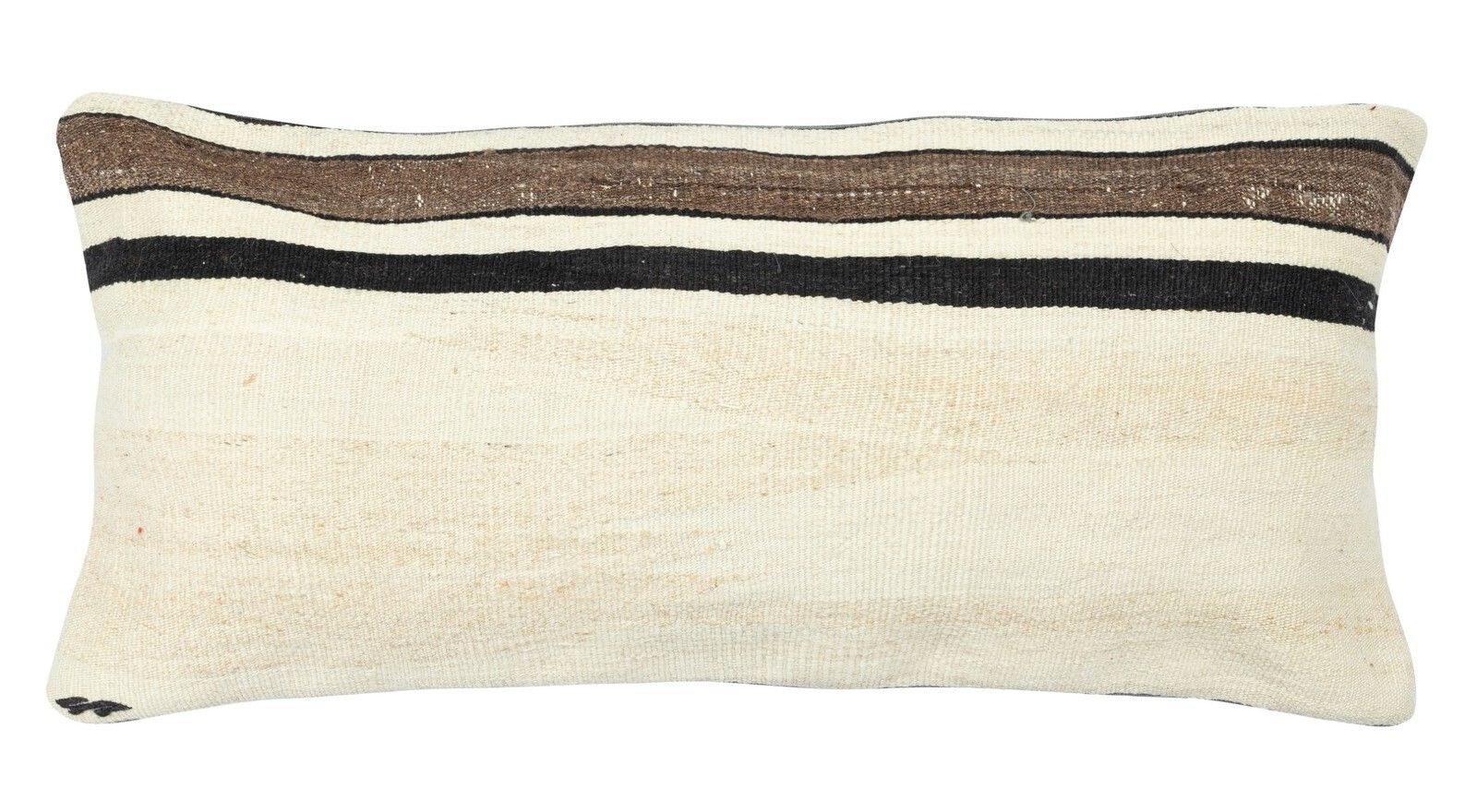 14"X28" Set Of 2   Kilim Cushion Covers. Hemp Toss Pillows. Lumbar Pillow Covers photo for sale