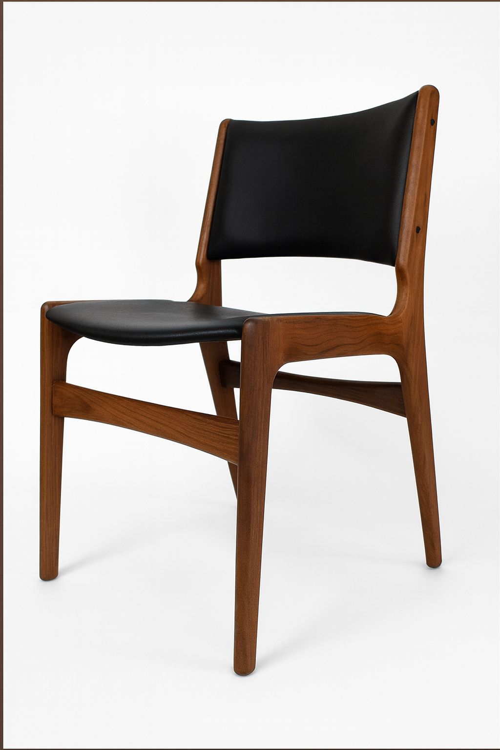 Set Of 8 Burmese Teak Model 88/89 Erik Buch Midcentury Dining Chairs photo for sale