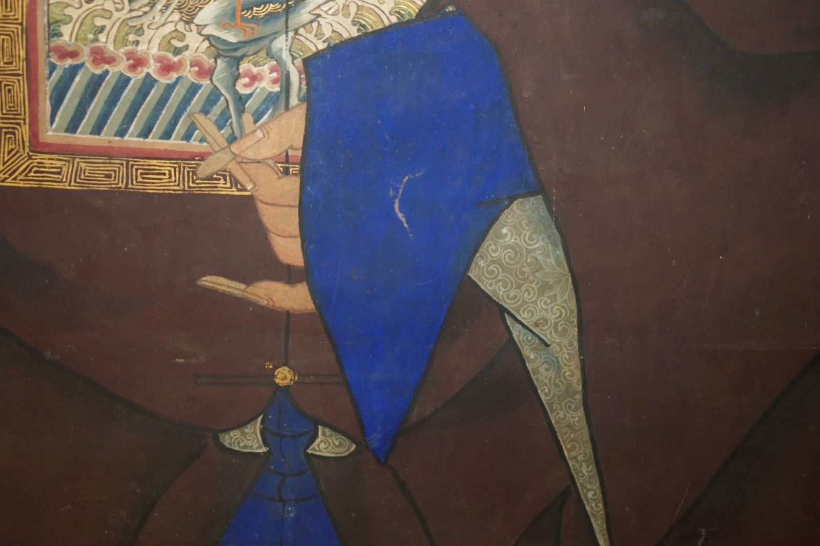 photo vinterior Fine & Collectable 2.4 Meter High Antique Circa 1860 Chinese Ancestral Portrait