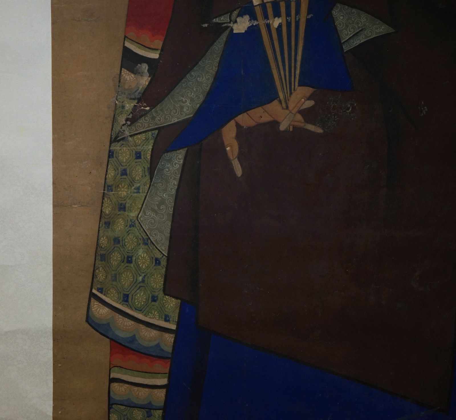 photo vintage Fine & Collectable 2.4 Meter High Antique Circa 1860 Chinese Ancestral Portrait