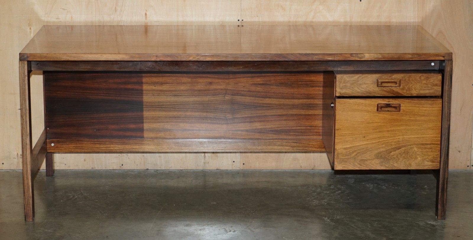 Unique Mid Century Modern Brazilian Office Desk Part Of Large Suite photo for sale